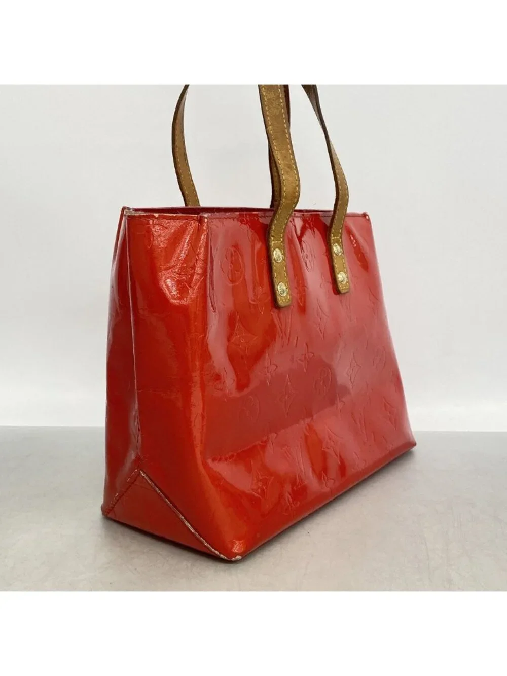 Louis Vuitton Handbag Vernis Reed PM Rouge